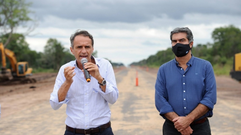 Junto a Capitanich, Katopodis recorrió obras en El Impenetrable chaqueño