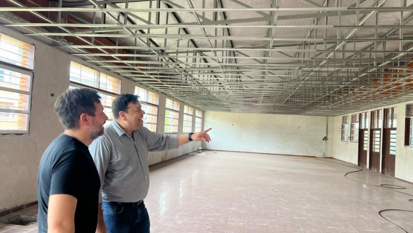 Iprodha: recorren obras escolares para el inicio de clases 