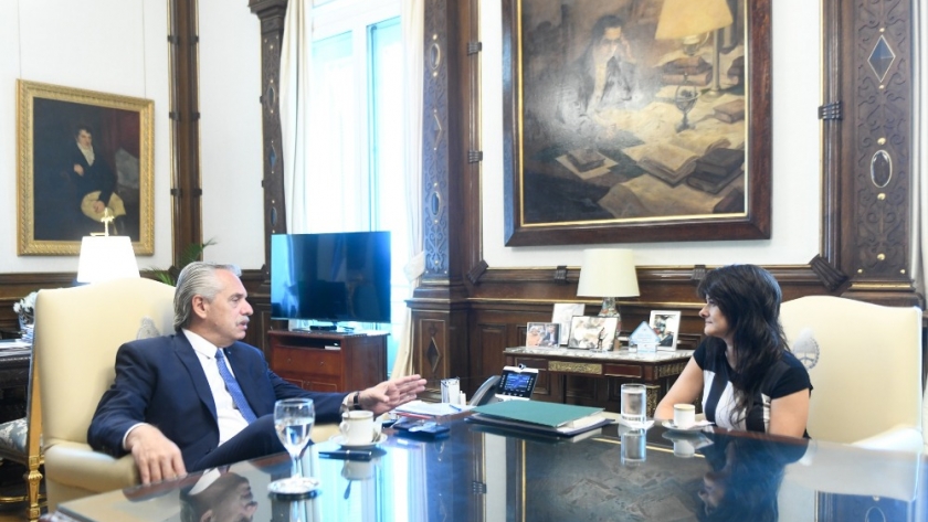 El presidente se reunió con la nueva titular del INADI, Greta Pena
