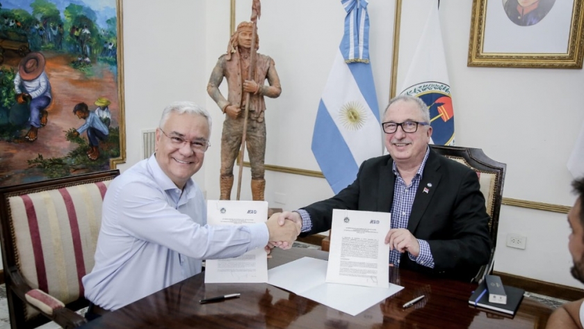 Misiones firmó un convenio marco de cooperación con el IICA para trabajar por el desarrollo y fortalecimiento del sector agropecuario