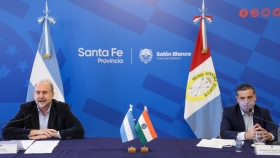 Programa “Santa Fe mira a Asia”: el Gobernador Perotti inició la presentación de la “Sección India”
