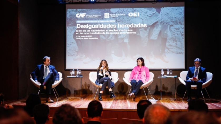 Victoria Tolosa Paz expuso en la reunión del CAF Banco de Desarrollo de América Latina