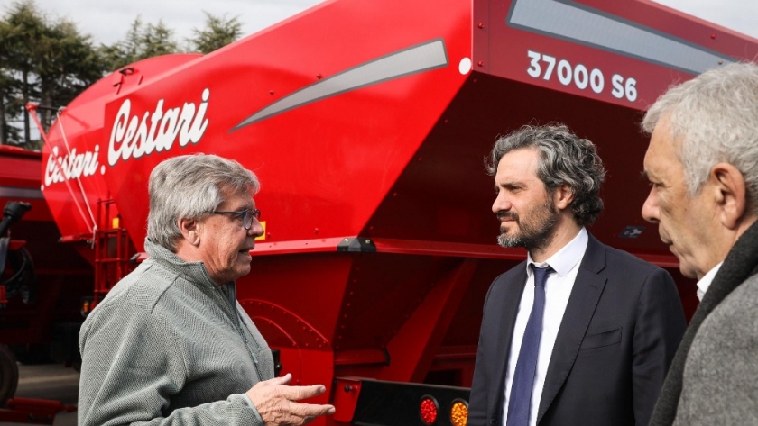 Cafiero recorrió Colón y Escobar y aseguró que “nuestra prioridad es seguir potenciando el perfil exportador de las PyMEs argentinas