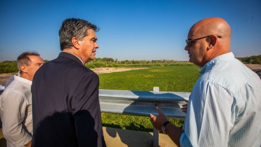 Capitanich inauguró la ampliación del canal 16, una obra estratégica para el saneamiento hídrico del gran Resistencia