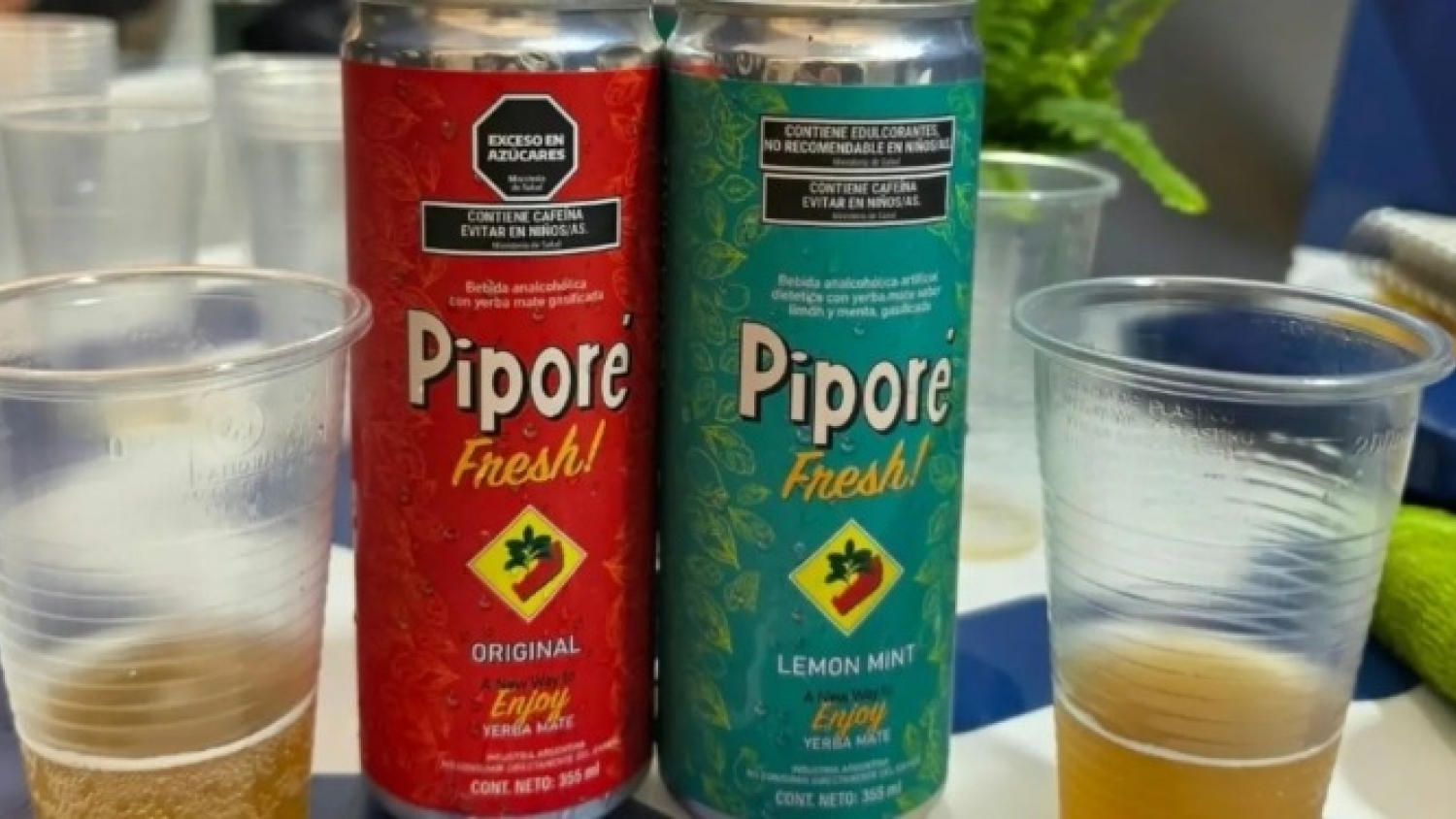 Piporé presentó una gaseosa de yerba mate en lata en París