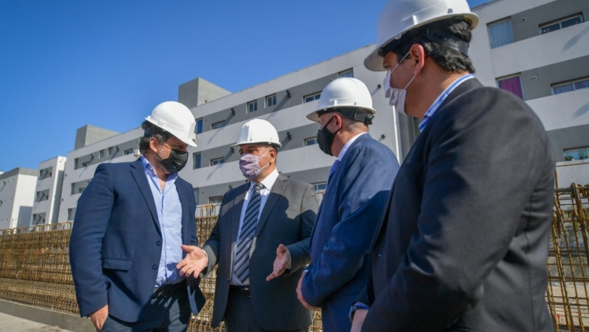 El Jefe de Gabinete de la Nación y el Ministro de Transporte recorrieron el inicio de las obras del Viaducto Belgrano Sur en la Ciudad de Buenos Aires
