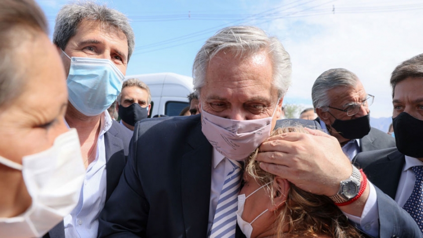 Alberto Fernández: "Si hay un sanjuanino que sufre, sufre toda la Argentina"