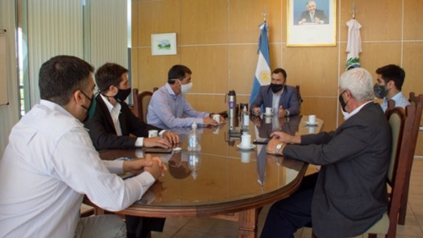 El ministro de Producción recibió a las nuevas autoridades de la Cámara de Comercio de San Luis