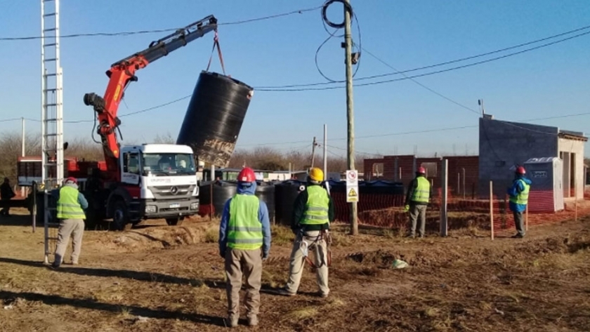 Estricto control sanitario en el reinicio de obras de infraestructura básica en Escobar