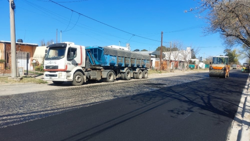 Nuevos cortes de calles en General Pico por repavimentación