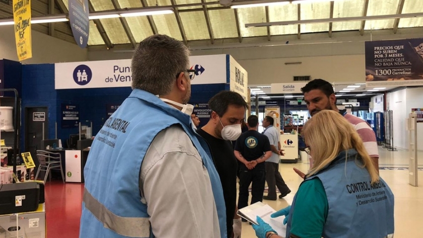 Cabandié participó de las inspecciones de precios y abastecimiento