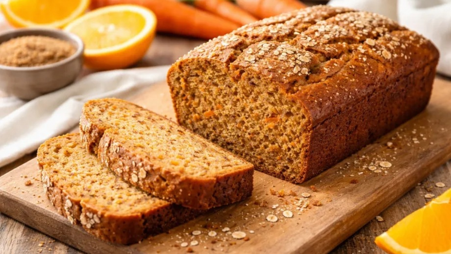 Budín integral de zanahoria y naranja: una receta casera, saludable y lista en 40 minutos