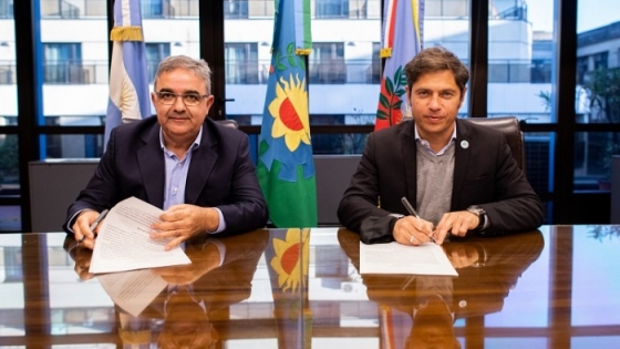 Kicillof y Jalil firmaron una carta de intención para cooperar en el fortalecimiento institucional de distritos catamarqueños