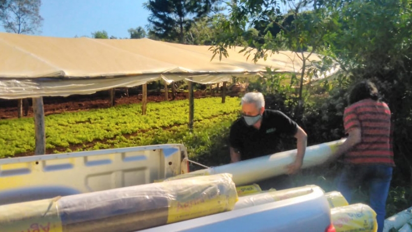 Cerca de 200 productores hortícolas recibieron insumos para aumentar la producción de alimentos