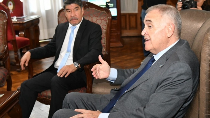 Jaldo se reunió con Acevedo y Chahla por un balance de gestión