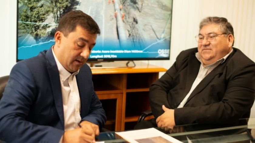 Concluyó obra cloacal en Ullum y próximamente los vecinos podrán hacer la gestión de conexión