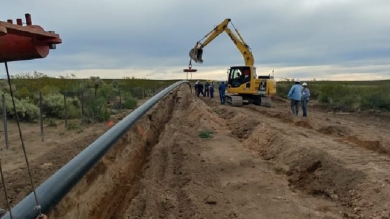 Últimos trabajos en el tramo 4 del gasoducto de la Región Sur