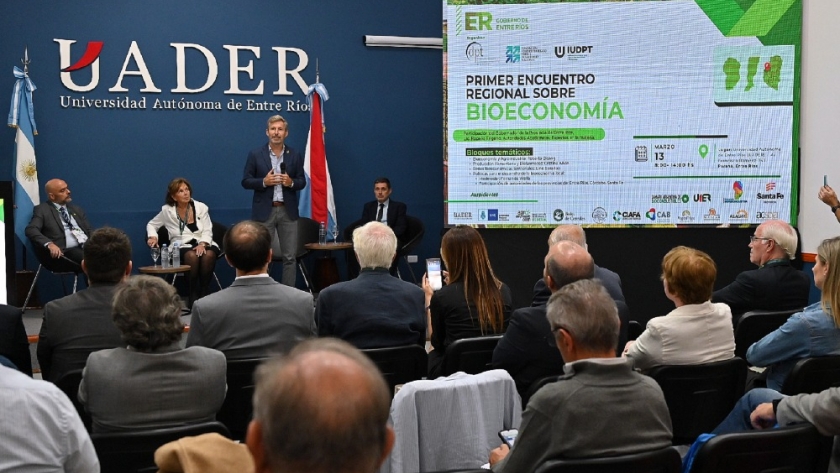 Frigerio destacó el potencial de la provincia para el desarrollo de la bioeconomía