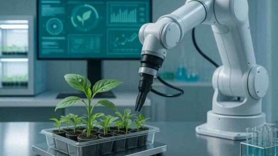 Una biofábrica del Departamento de Energía de los EE.UU. usa robots para acelerar la bioingeniería de plantas