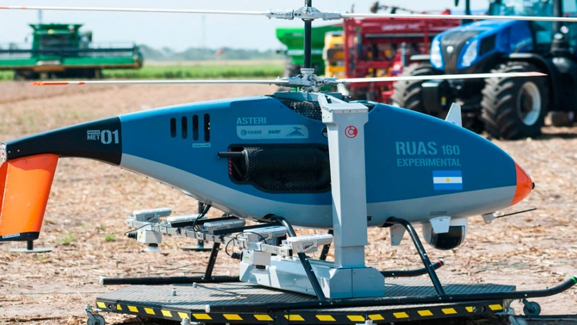 El primer helicóptero autónomo argentino con soluciones para el campo