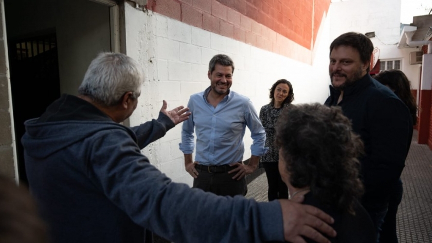 Clubes en Obra en la Ciudad de Buenos Aires: Lammens visitó Jorge Newbery