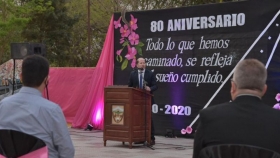Chapo participó del 80° aniversario de la localidad de Miraflores
