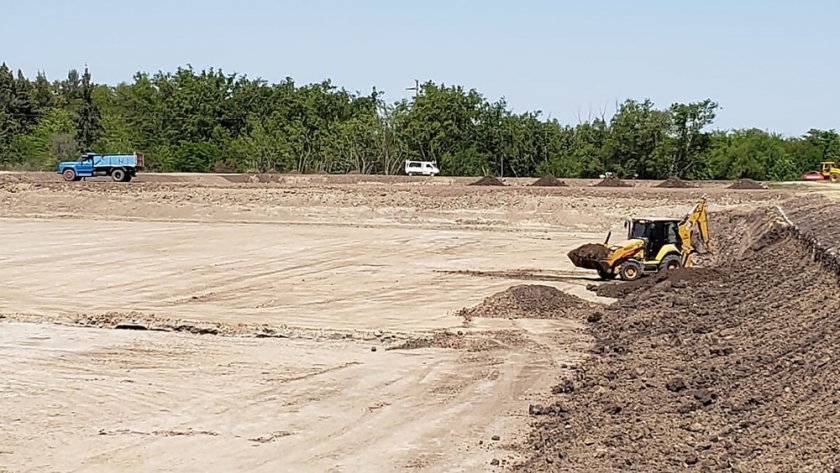 Avanza la construcción de la planta de tratamiento de líquidos cloacales de Gualeguaychú