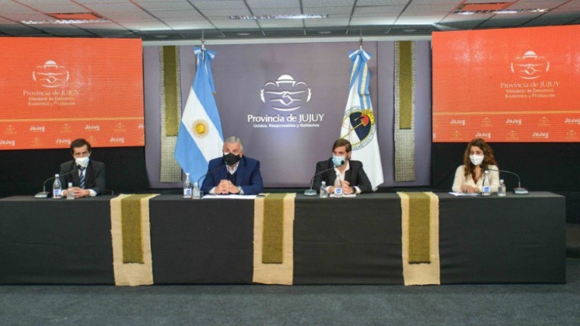 Morales presentó 17 nuevas líneas de financiamiento por $ 390 millones