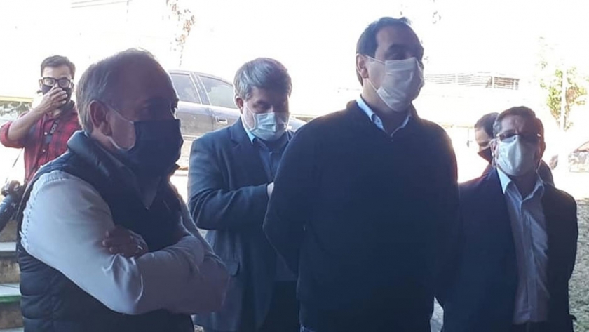El gobernador Gustavo Valdés y el Ministro de Desarrollo Social, Adán Gaya, visitaron a la localidad de Goya