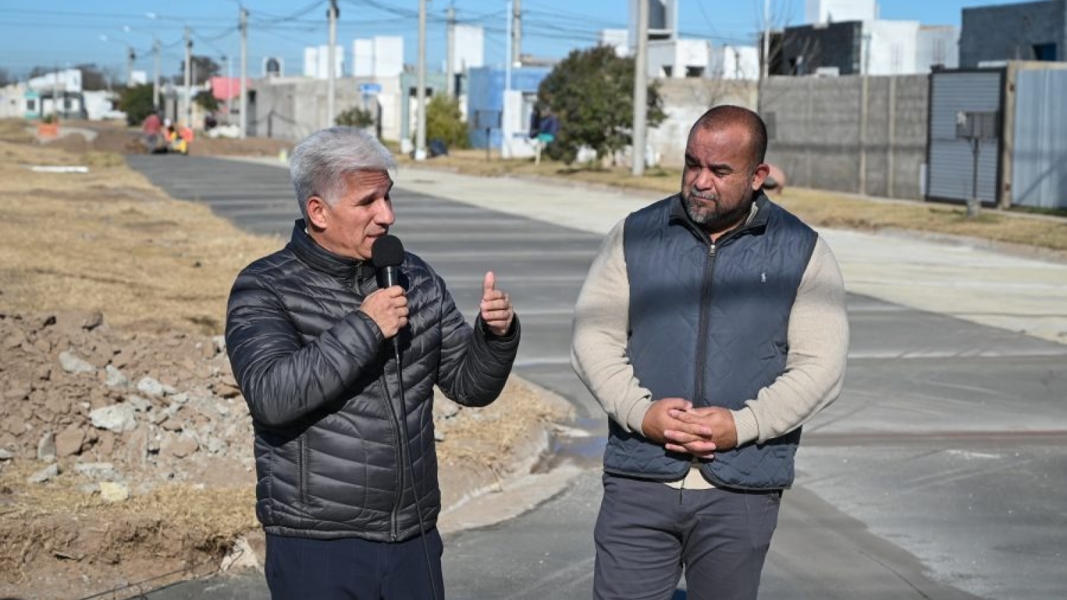 Pavimento en Villa Mercedes: obra en calle Balcarce