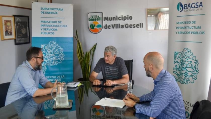 Villa Gesell: Provincia firmó el contrato de extensión de la prestación de gas
