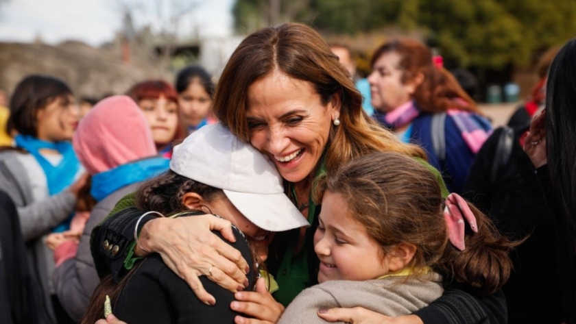Victoria Tolosa Paz participó de la jornada solidaria “Un día, miles de sonrisas” en el Bioparque Temaikén