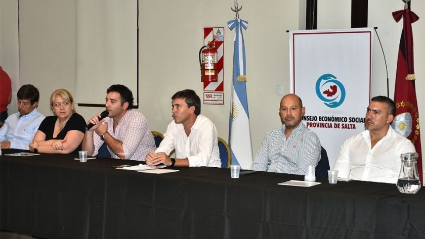 Se informó al Consejo Económico Social de Salta sobre el estado del servicio de agua potable provincial