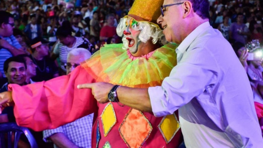 El intendente acompañó el lanzamiento de los carnavales barriales en el parque Cambá Cuá