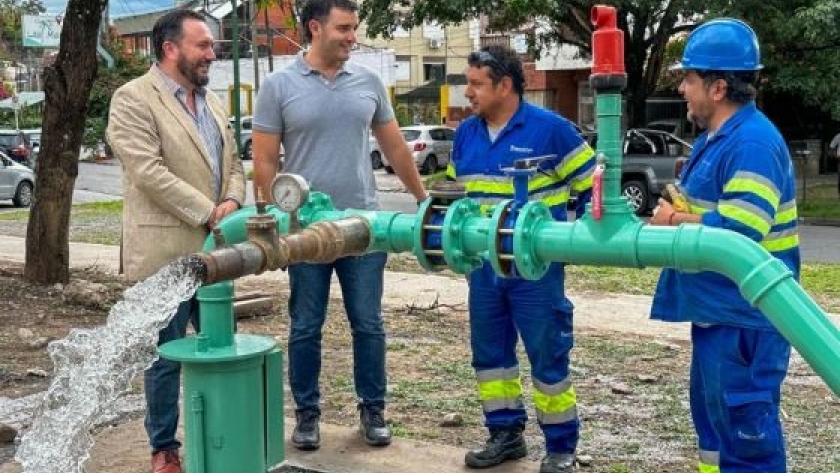 El Gobierno puso en funcionamiento un nuevo pozo de abastecimiento de agua potable para Tres Cerritos