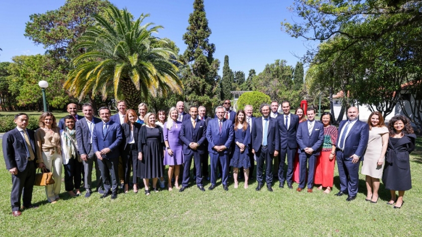 El Presidente recibió a los principales referentes de la organización internacional de líderes empresariales, YPO