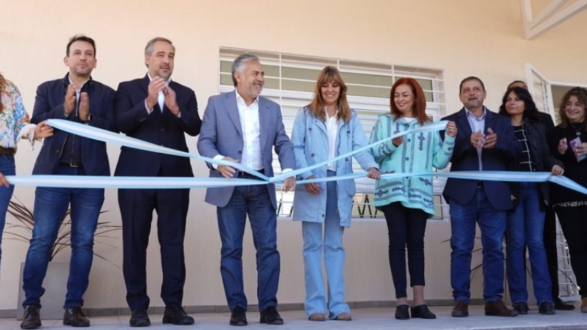 Infraestructura escolar: El Gobernador Cornejo presentó la ampliación de la escuela maipucina Martínez Leanez
