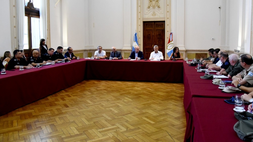 Se realizó una nueva reunión del Comando Conjunto con Fuerzas Federales y provinciales y la municipalidad de Rosario