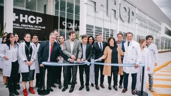 Axel Kicillof, Katopodis y Vizzotti inauguraron el nuevo Hospital Central de Pilar