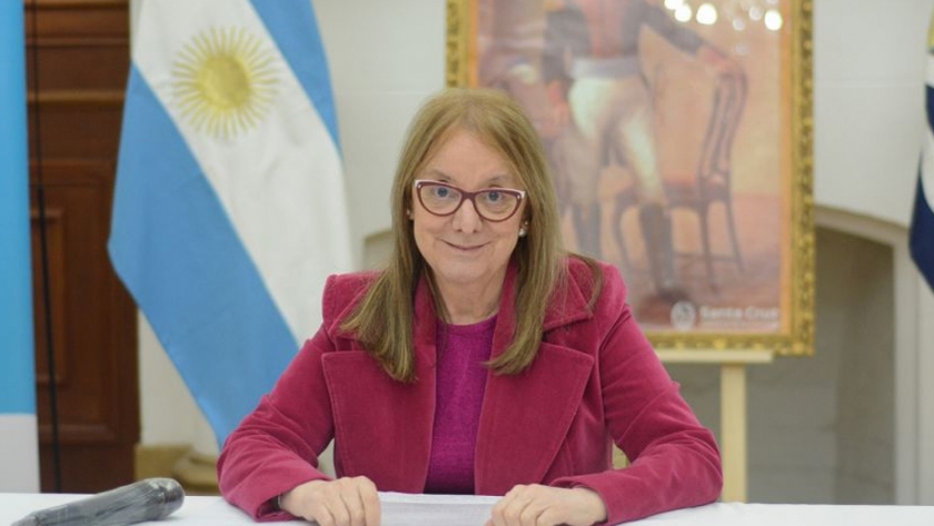 Alicia se refirió al programa "Santa Cruz Protege"