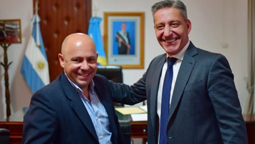 Arcioni traspasó el mando del Ejecutivo al vicegobernador Ricardo Sastre
