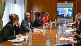 Guzmán se reunió con autoridades del Banco Mundial
