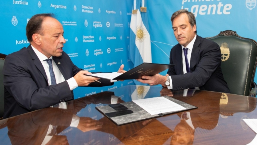 La Pampa y Ministerio de Justicia y DDHH de nación firmaron convenio de colaboración mutua