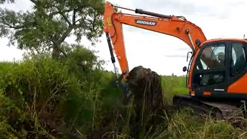 Avanzan con las obras en la cuenca productiva del Balderrama