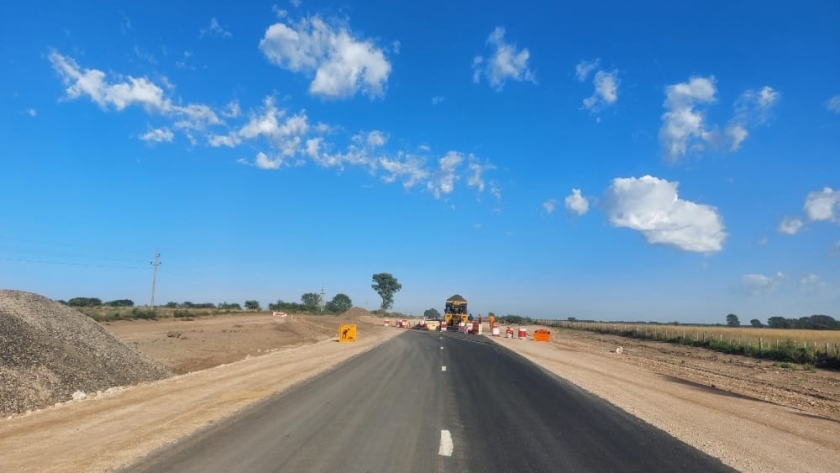 Importante avance de obras en tramos de la Ruta Provincial 18