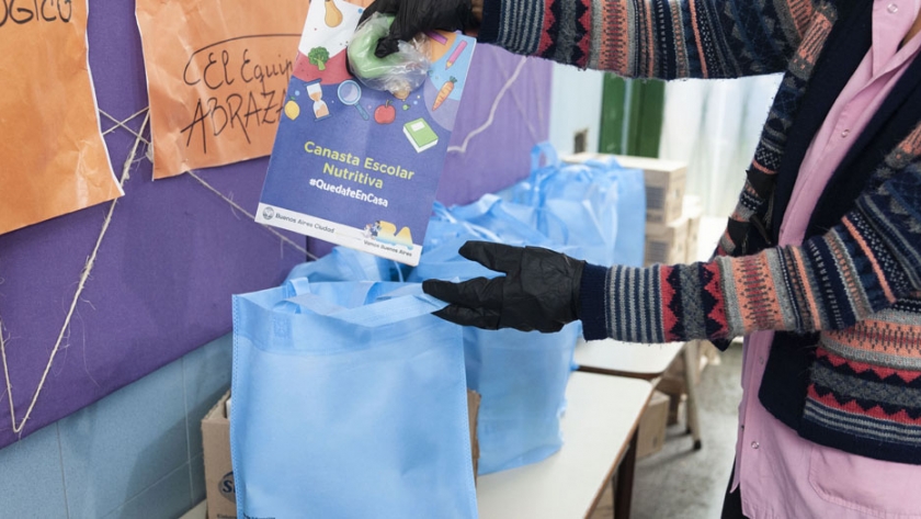 Quinta entrega de la Canasta Escolar Nutritiva