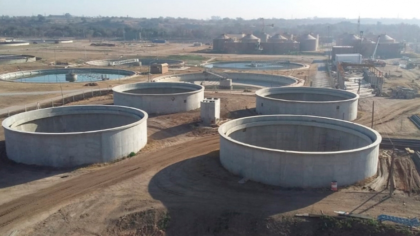 Córdoba: avanza la obra de ampliación de la Planta Depuradora de la capital
