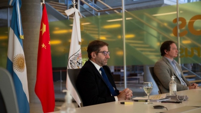 Fernando Straface se reunió con Zou Xiaoli, embajador de China