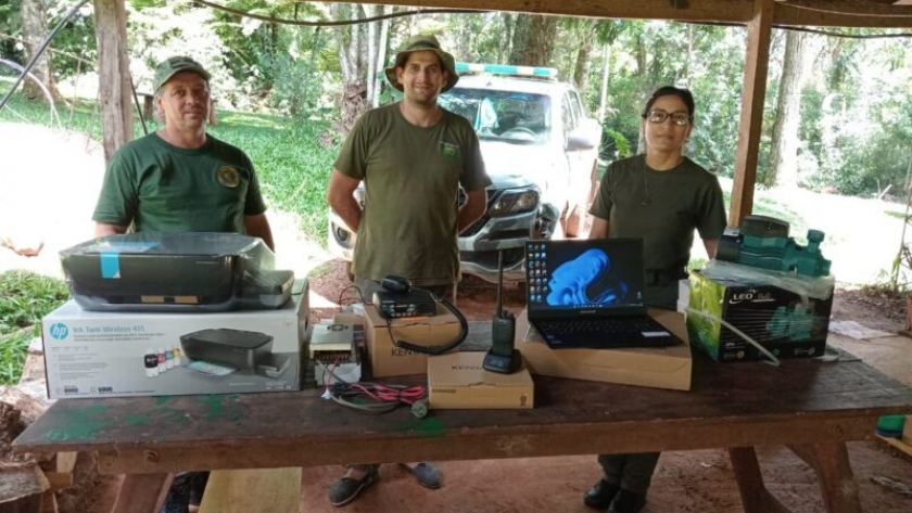 Fortalecen con equipos y más infraestructura a seis áreas naturales protegidas de la zona Centro de Misiones