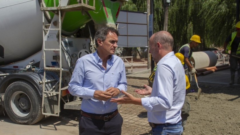Katopodis e Insaurralde iniciaron obras de repavimentación en Lomas de Zamora